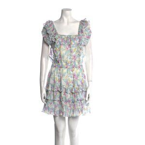 Love Shack Fancy Floral Mini Dress